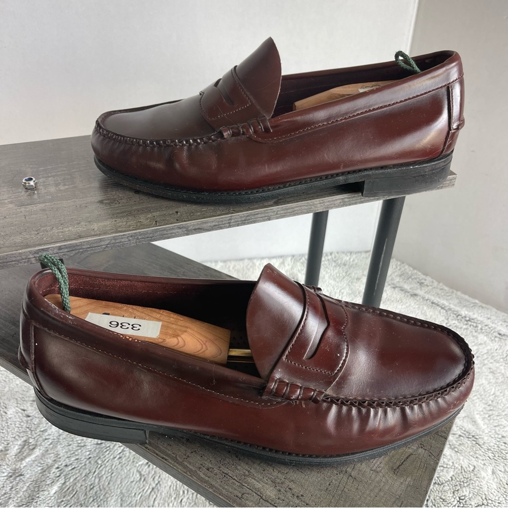 Dexter Leather Penny Loafers Men’s Size 10 EE Made In The USA Shoes